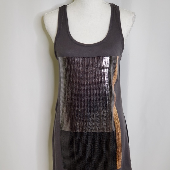 Express Metallic Sequined Dress - Picture 2 of 4